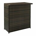 Modern Marketing Concepts Palm Harbor Outdoor Wicker Bar CO7204-BR